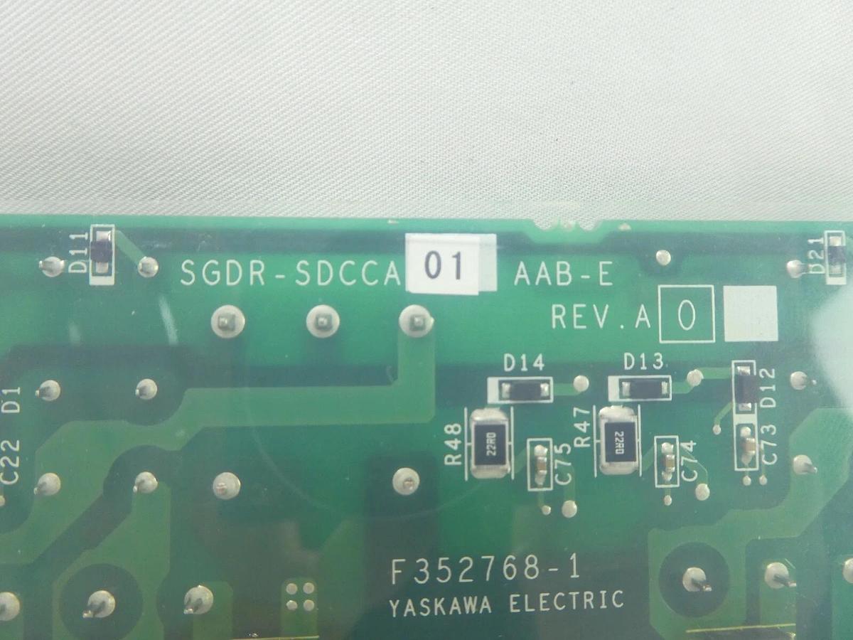 Used Yaskawa Electric SGDR-SDCCA01 Robot Controller PCB Card F352768-1 Nikon Working