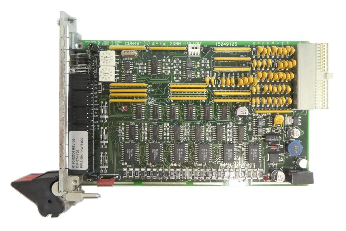 Used DIP 15049105 DeviceNet I/O PCB Card CDN491 DIP-074-100 AMAT 0190-02506 Working