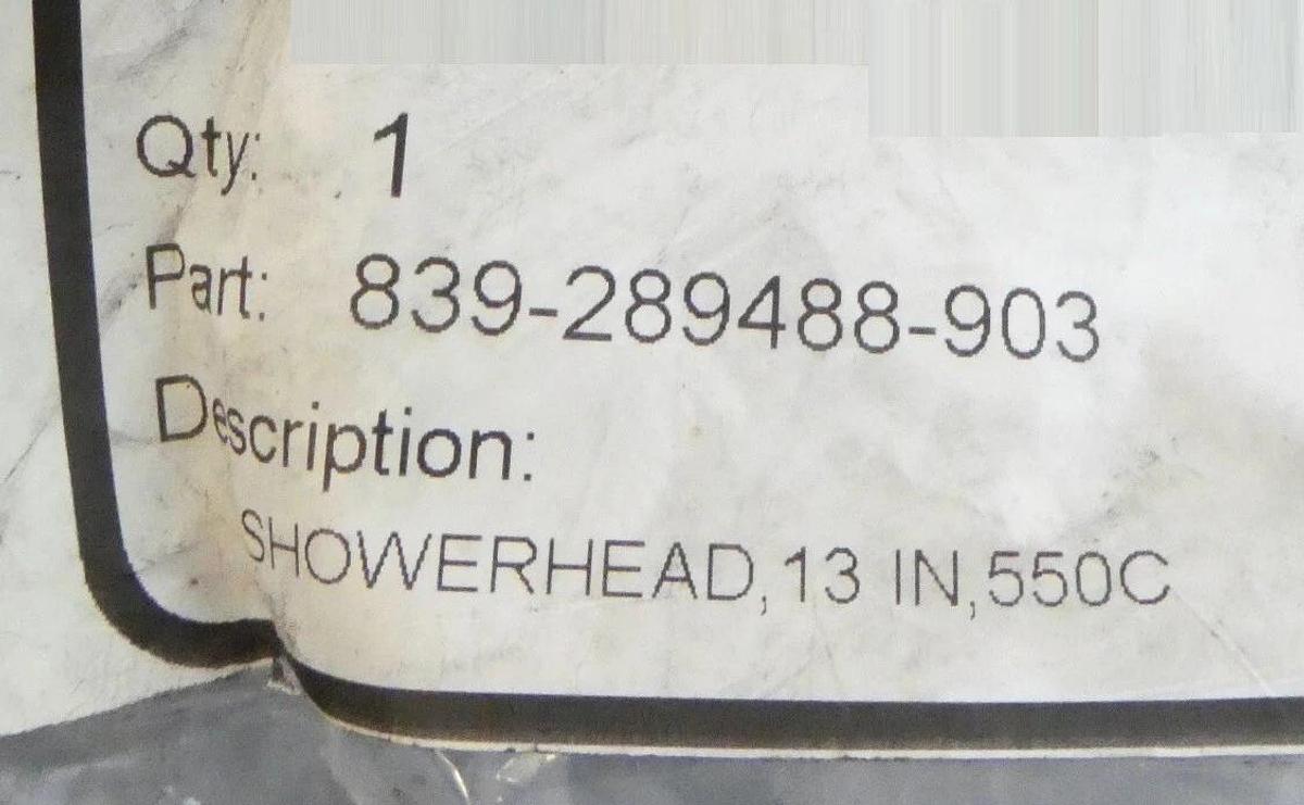 Used Lam Research 839-289488-903 Shower Head Assembly Untested Spare