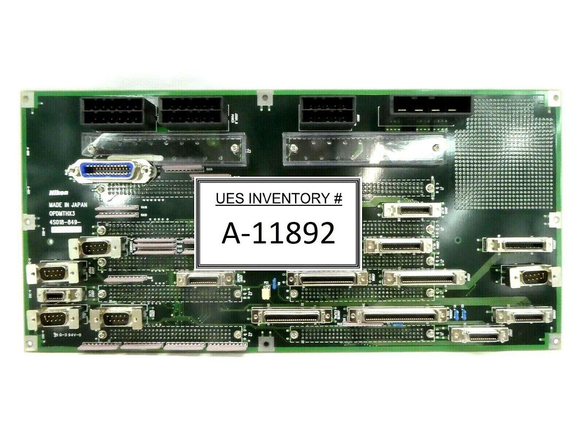 Used Nikon 4S018-849 Backplane Interface Board PCB OPDMTHX3 NSR-S204B Working Spare