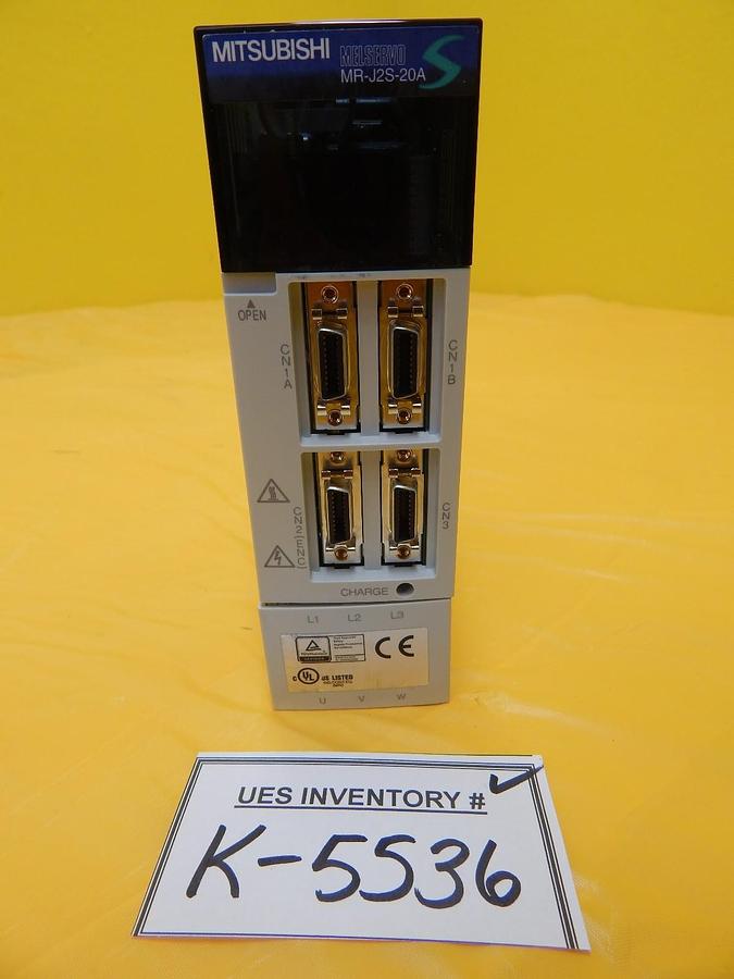 Used Mitsubishi MR-J2S-20A AC Servo Amplifier MELSERVO Drive Used Working