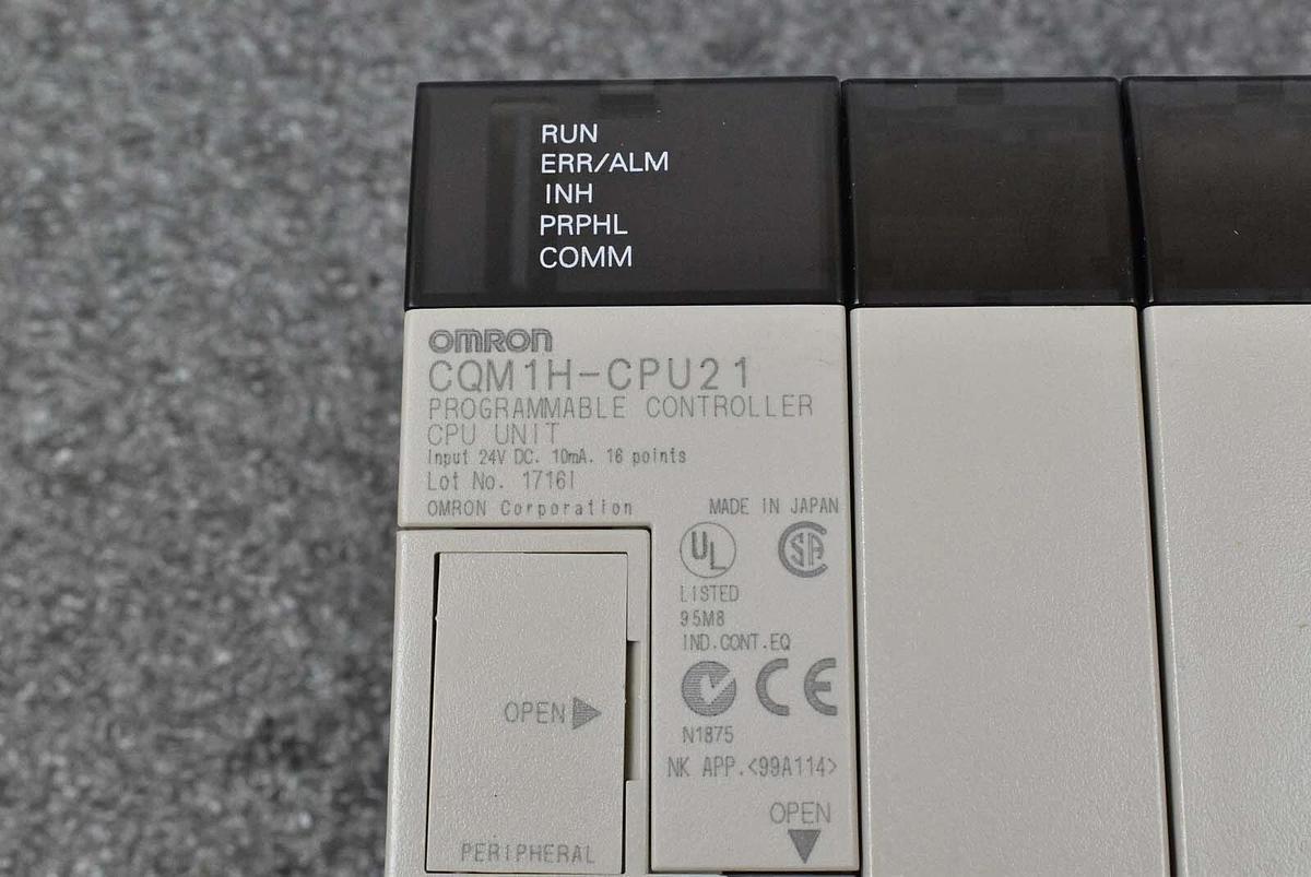 Used Omron CQM1H-CPU21 Programmable Controller CPU Unit
