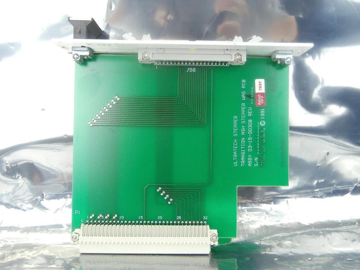 Used Ultratech Stepper 03-15-00308 Transition ASH Stepper PCB Card WAS Titan Used