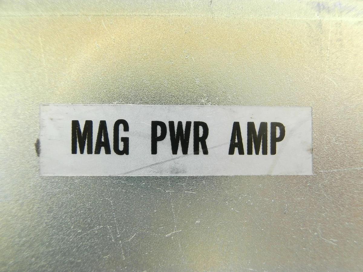 Used JEOL MAG PWR AMP Magnet Power Amplifier Assembly AP002207(01) JWS-7555S Working