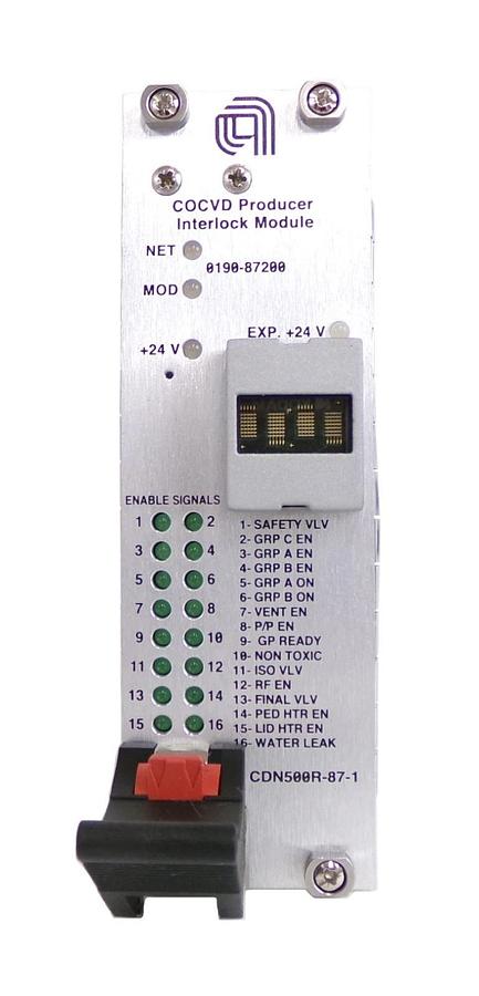 Used MKS Instruments AS02500-87-1 Interlock Module PCB Card AMAT Working