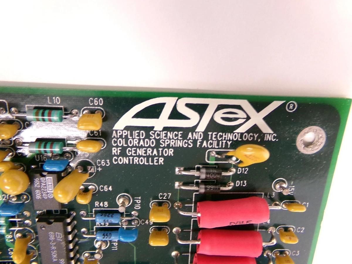 Used ASTeX Applied Science & Technology ABX-X355 RF Generator Controller PCB Working