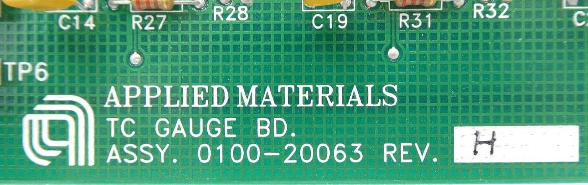 Used AMAT Applied Materials 0100-20063 5CH TC Gauge PCB Card Working Surplus