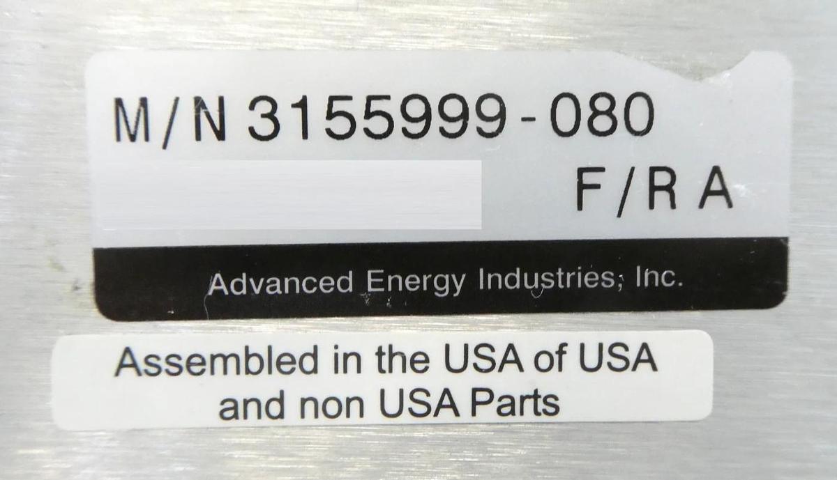Used RF Navigator AE Advanced Energy 3155999-080 RF Match Assembly Surplus Spare