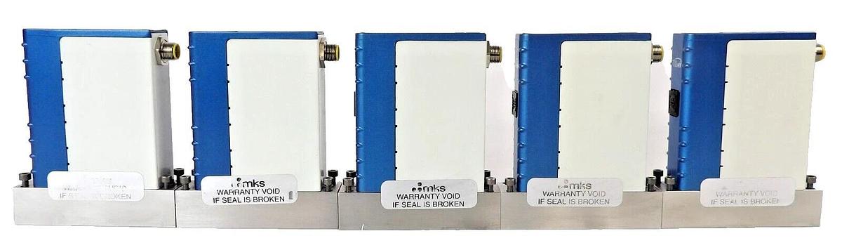 Used MKS Instruments πMFC P8A Mass Flow Controller Reseller Lot of 5 Working Surplus