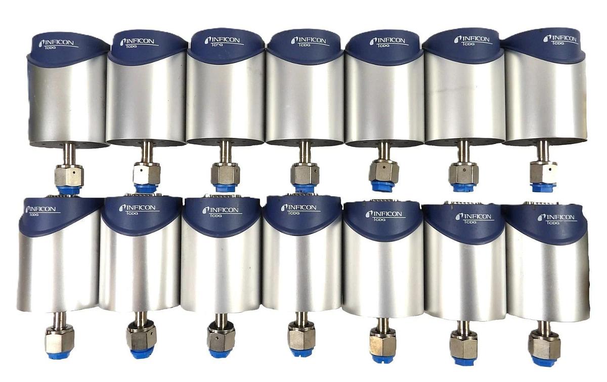 Used Inficon 390-144 Capacitance Diaphragm Gauge CDG100D Reseller Lot of 14 Working