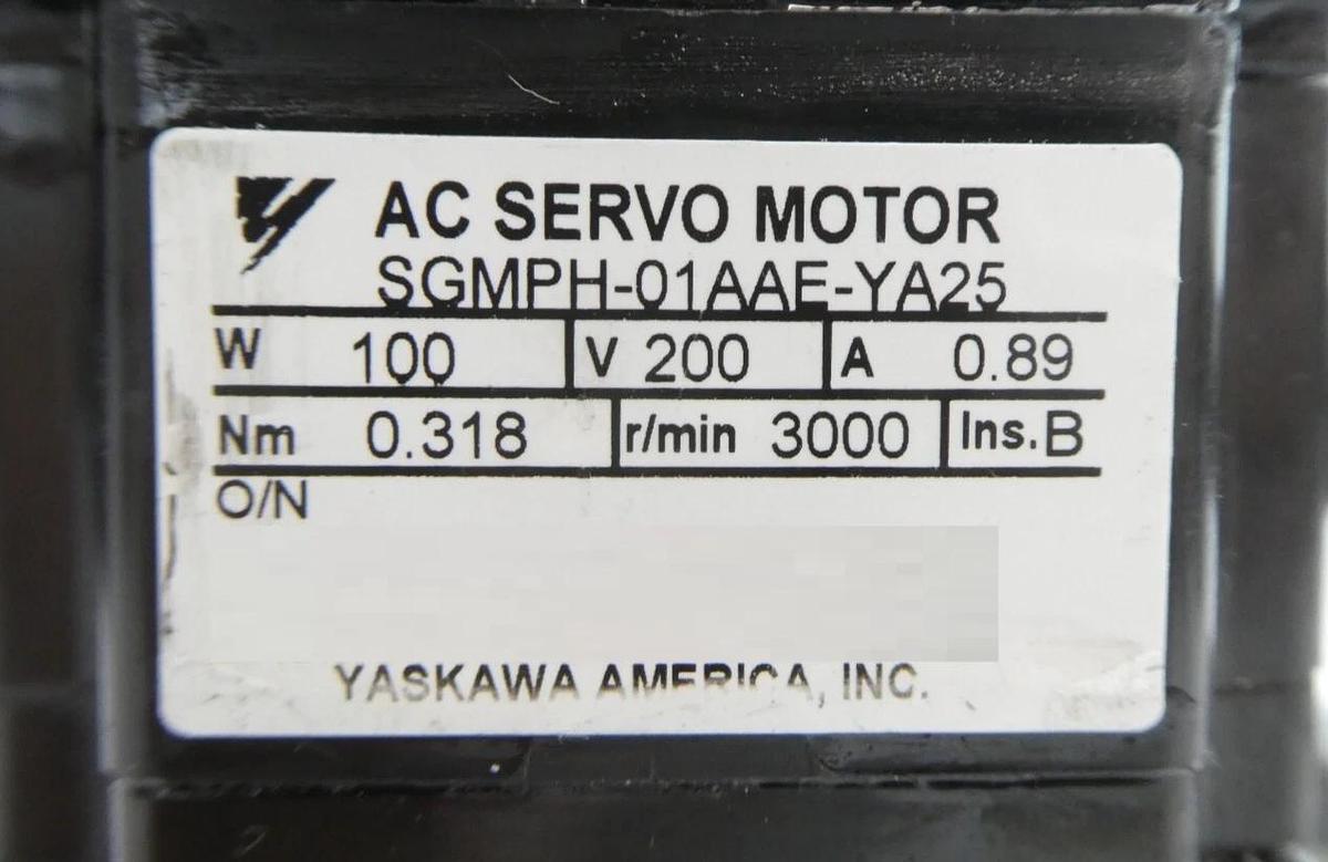 Used Yaskawa SGMPH-01AAE-YA11 SGMPH-01AAE-YA13 Servo Motor Lot of 10 Working