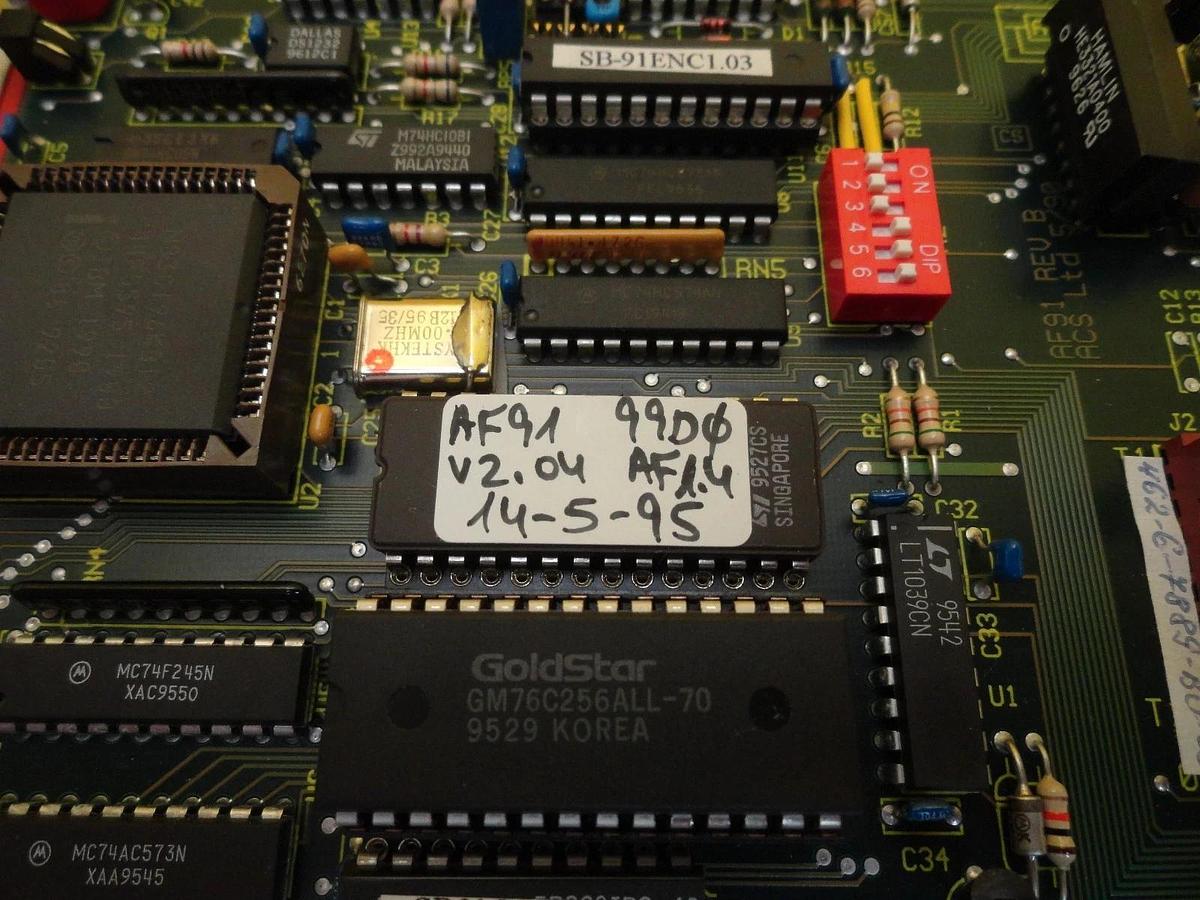 Used ACS Electronics AF91 Controller PCB Card AMAT Orbot WF 736 DUO Used