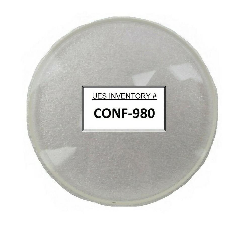 Brooks 14616-01 Tempered Boro Disc M800 XFER Chamber Window Ulvac 1019116 New