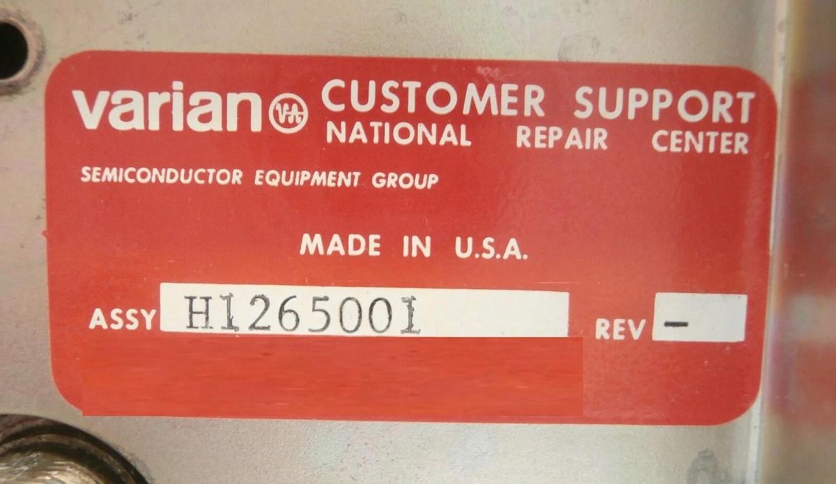 Used Wallis Electronics A403/56 40kV Extraction Power Supply Varian H1265001 Working