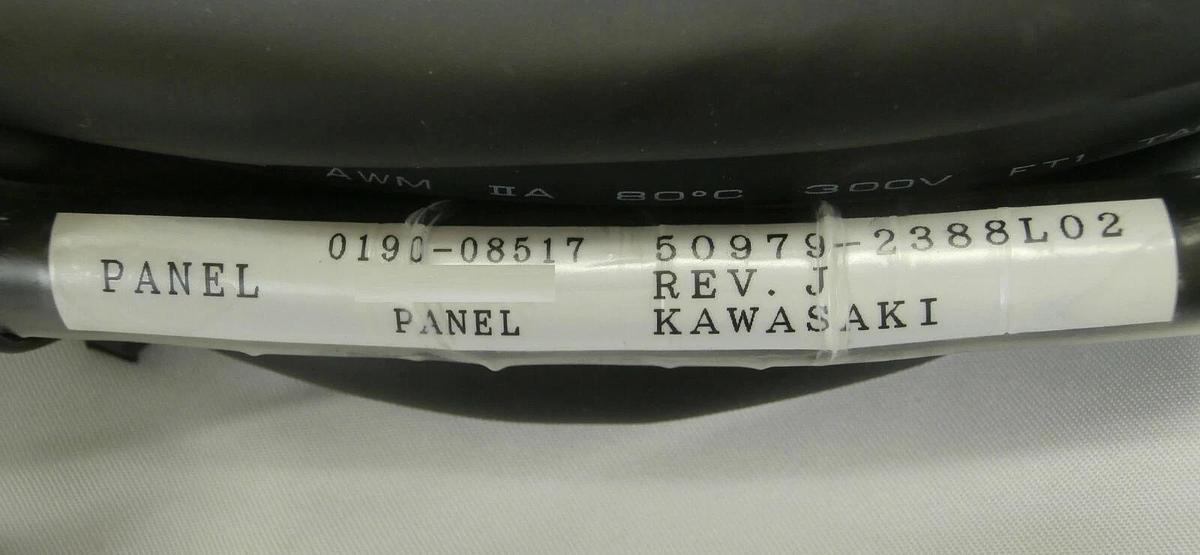 Used Kawasaki 50979-2388L02 Panel Interface Cable AMAT 0190-08517 Working Surplus