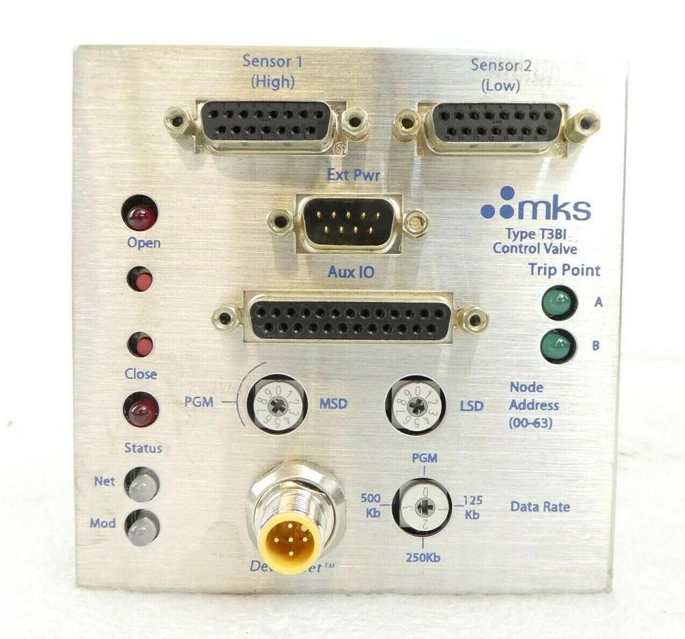 Used MKS Instruments T3BIA-28040 Exhaust Throttle Valve Controller Working Surplus