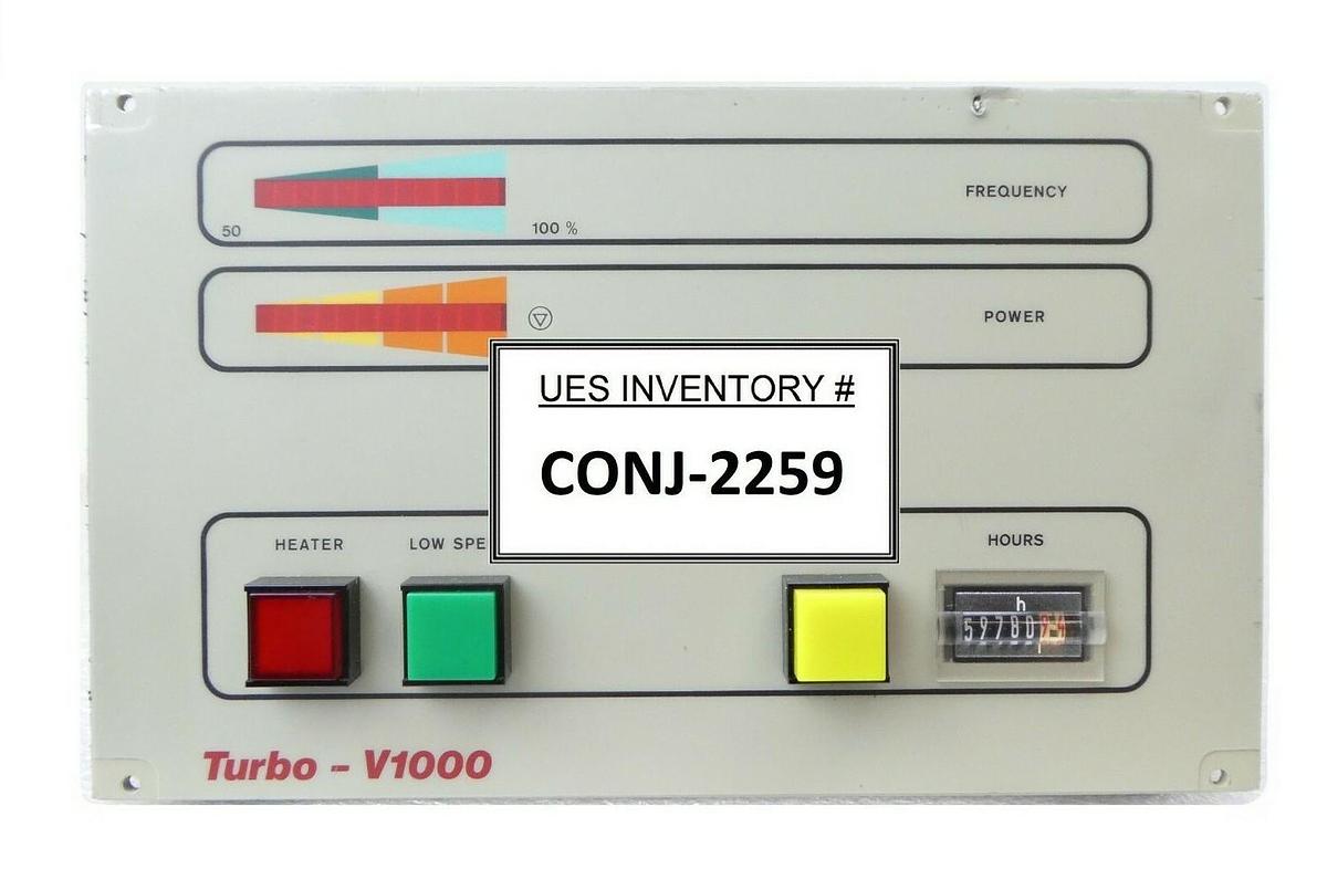 Used Turbo-V 1000 Varian 9699552S006 Turbomolecular Pump Controller Turbo Working