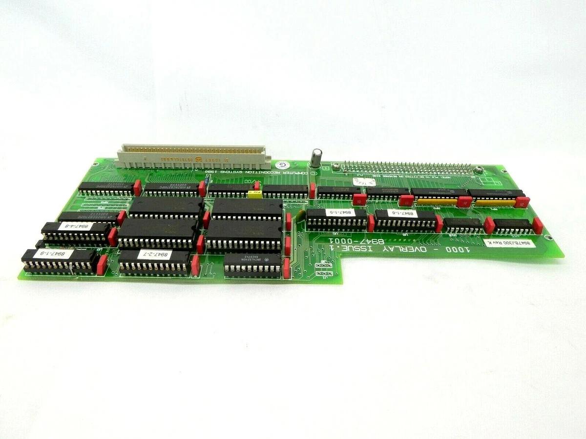 Used Computer Recognition Systems 8947-0001 1000 Overlay Board VME PCB Card Working