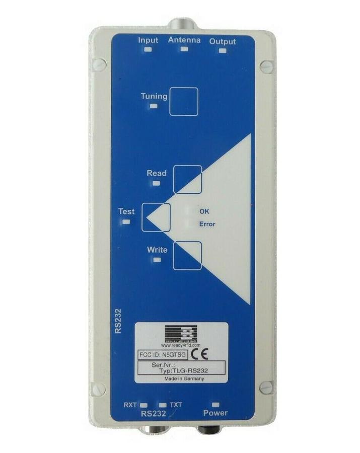 Used Brooks Automation TLG-I2-FL6M-01 Transponder Reader ASC-I1 TLG-RS232 AMAT Spare