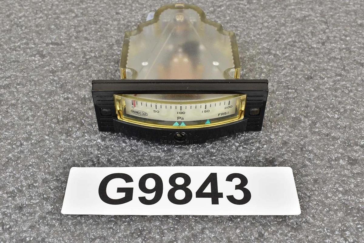 Used Manostar FR51 Pressure Guage