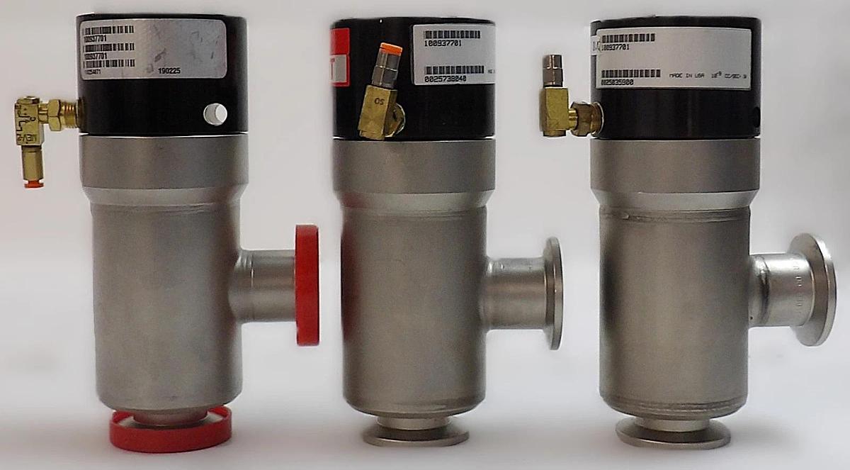 Used MKS Instruments 100937701 Vacuum Isolation Valve Reseller Lot of 3 Working
