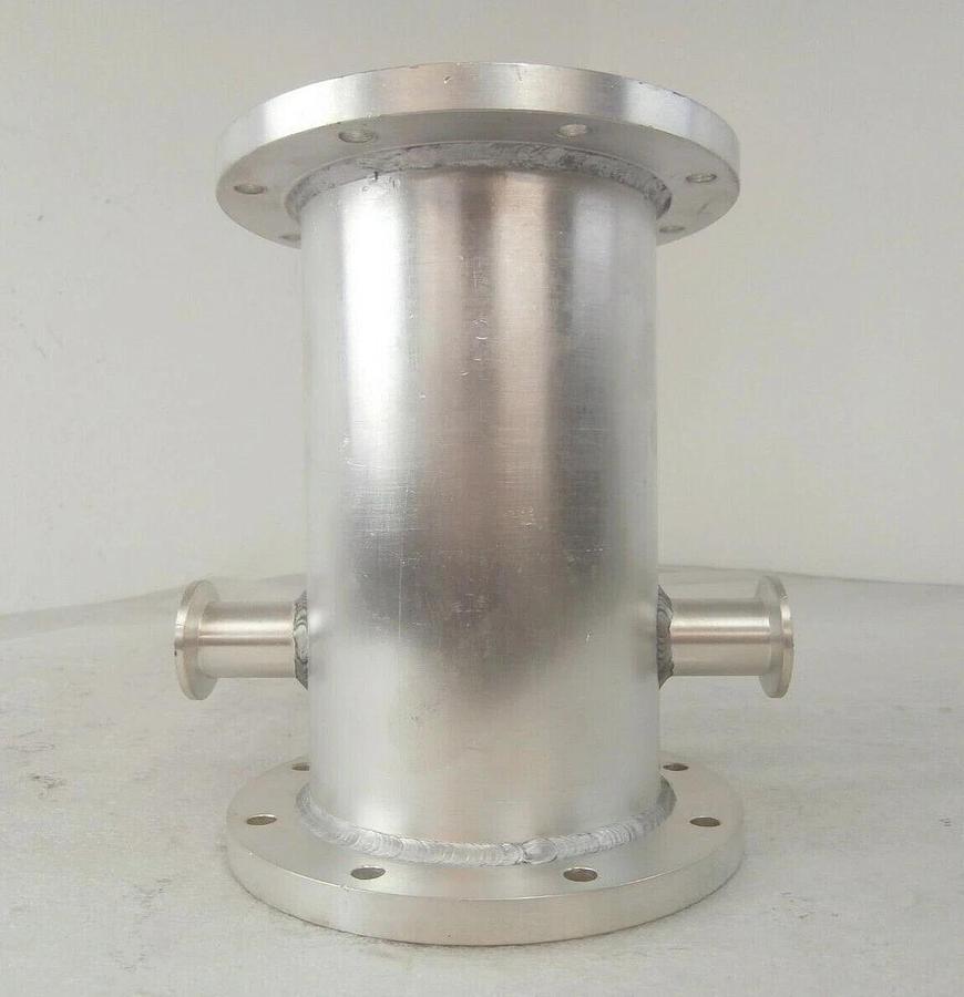 Used Novellus Systems 16-00037-02 3-Port NW25 Vacuum Nipple Fitting Cleaned Surplus