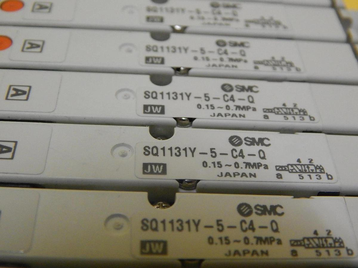 Used TEL Tokyo Electron SVC4 7-Port Manifold SMC SQ1131Y-5-C4-Q PR300Z Used Working