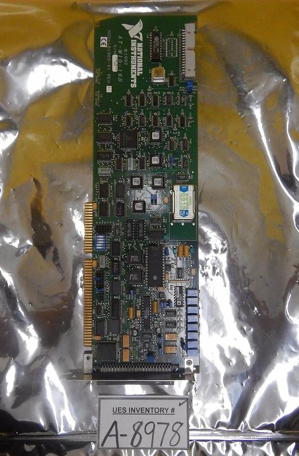 Used National Instruments AT-MIO-16D Multifunction DAQ PCB Card 181965-01 Used