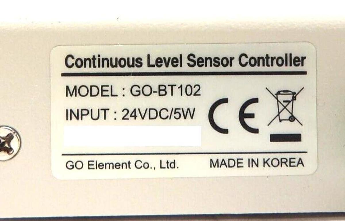 Used GO Element GO-BT102 Continuous Level Sensor Controller Lot of 2 Working Surplus