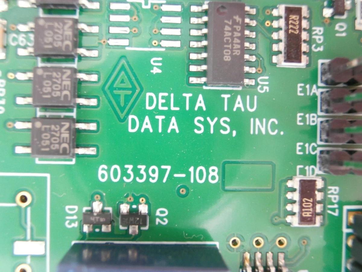Used Delta Tau 603397-108 4-Axis Interface PCB Card ACC-24E2 603581-101 Working Spare