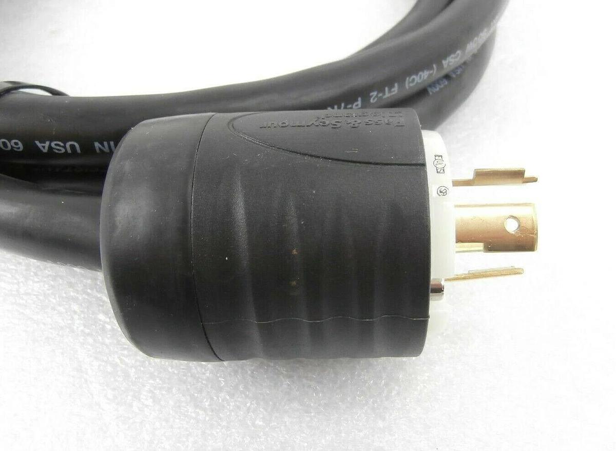 Used Edwards E21909516 iQDP Power Plug with 9 Foot Cable 2.7M iQDP40 iQDP80 Working
