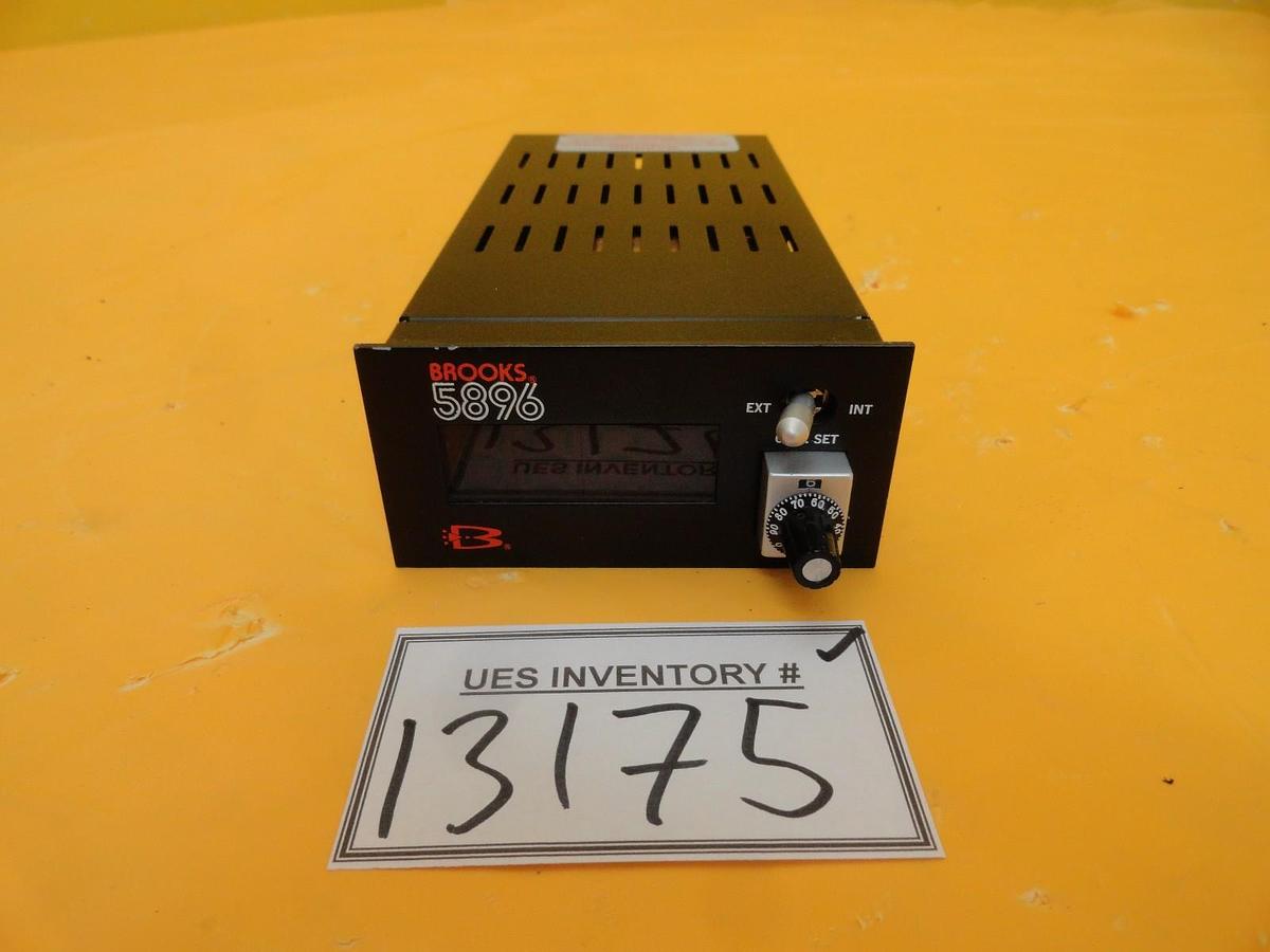 Used Brooks Instrument 5896B11A Two Channel Gas Flow Read-Out 5896 Used Working