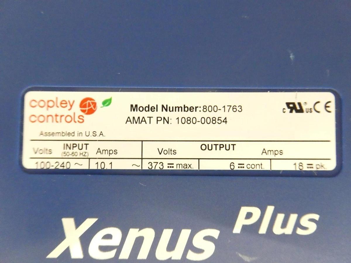 Used Copley Controls 800-1763 Servo Drive Amplifier Xenus Plus Working Surplus