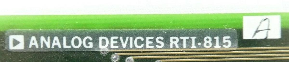 Analog Devices RTI-815-A-32 Analog Input PCB Card 1211730 Mattson 934-17002-00