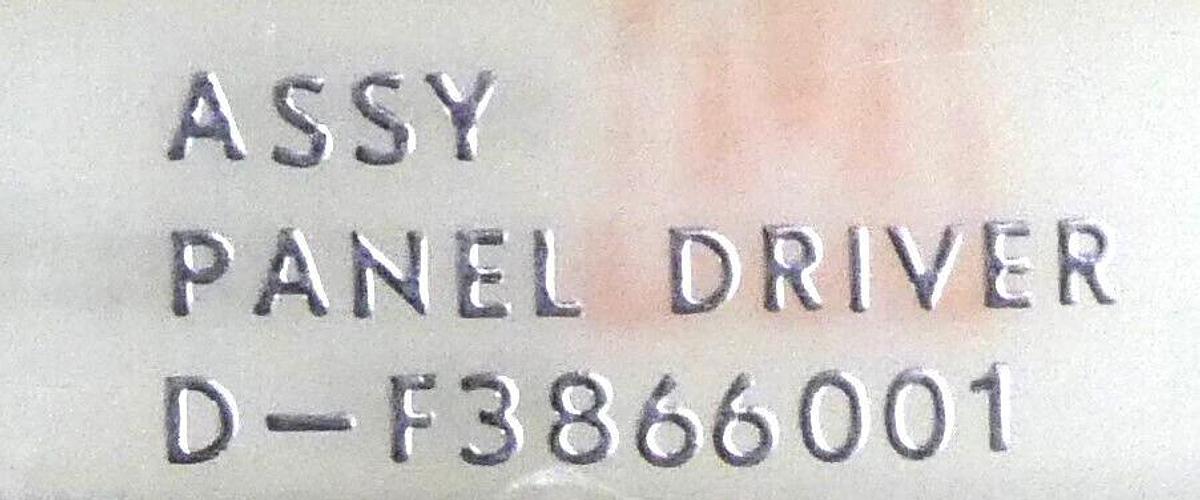 Used Varian F3866001 EQ Panel Driver PCB Assembly Working Surplus