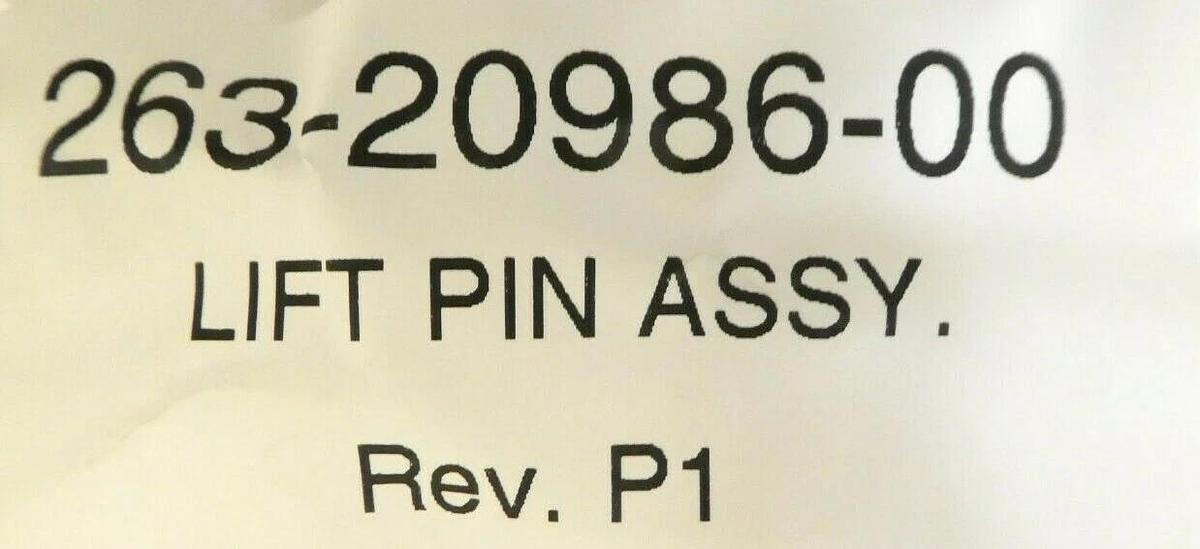 Mattson Technology 263-20986-00 CVD Wafer Lift Pin Assembly New Surplus