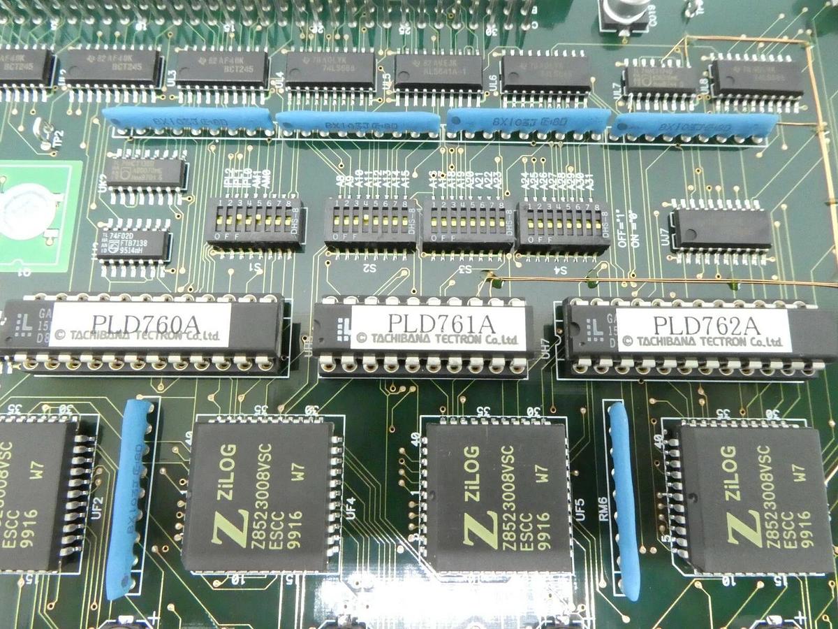 Used Tachibana Tectron TVME3001-1 Network PCB Card TVME3001 JEOL JWS-2000 SEM Working