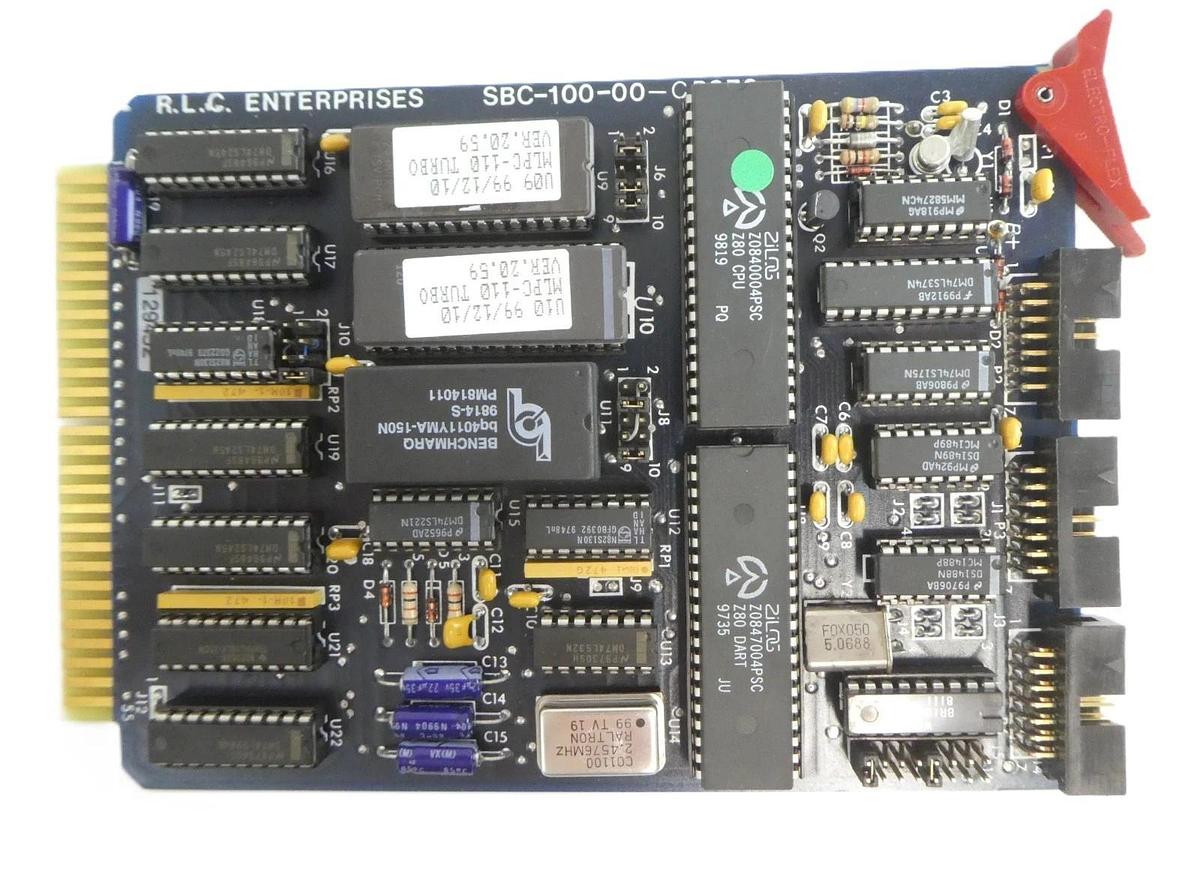 Used RLC Enterprise SBC-100-00 Single Board Computer SBC PCB Card Turbo 110 Working