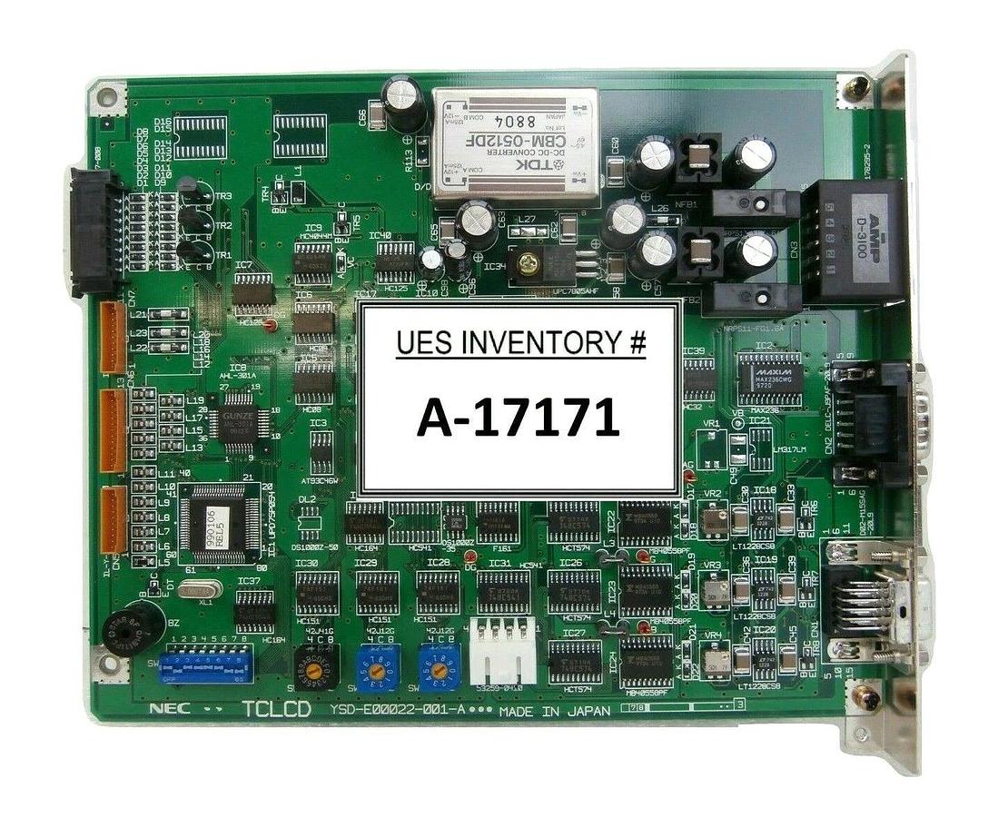 Used NEC YSD-E00022-001-A LCD Display Panel PCB TCLCD TEL Tokyo Electron P-8 Working