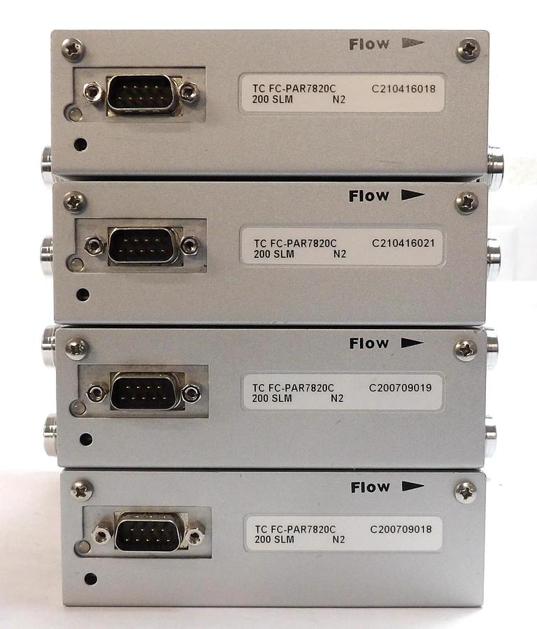 Used Aera TC FC-PAR7820C Mass Flow Controller Transformer Reseller Lot of 4 Spare