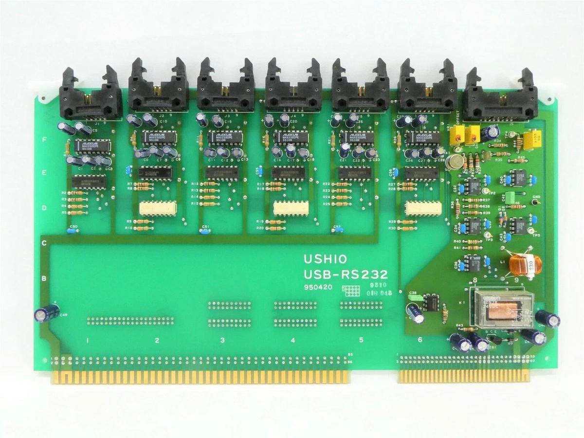 Used Ushio 950420 PCB Card USB-RS232 SVG 90S DUV Lithography System Working Spare