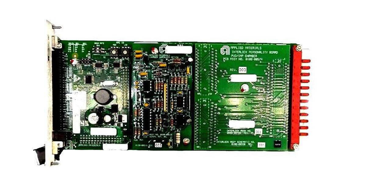 Used AMAT Applied Materials 0100-20458 Interlock Personality PCB 0090-00459 Working