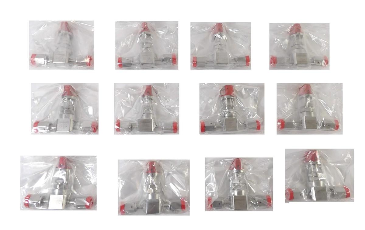 Used Ham-Let HM20-4VKLQ-GF4-ISLT Diaphragm Valve Lot of 12 New