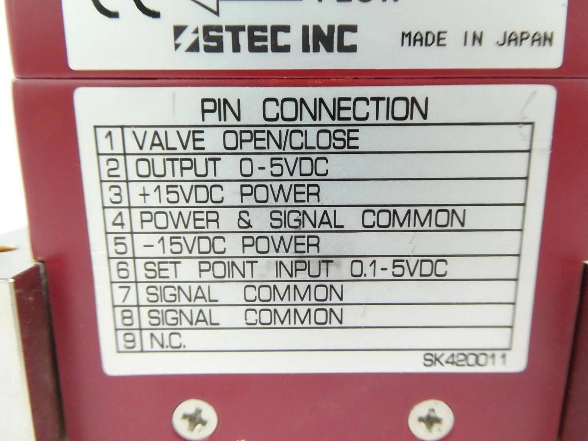 Used STEC SEC-7330M MFC Mass Flow Controller SEC-7330 400 CCM CF4 Working Spare