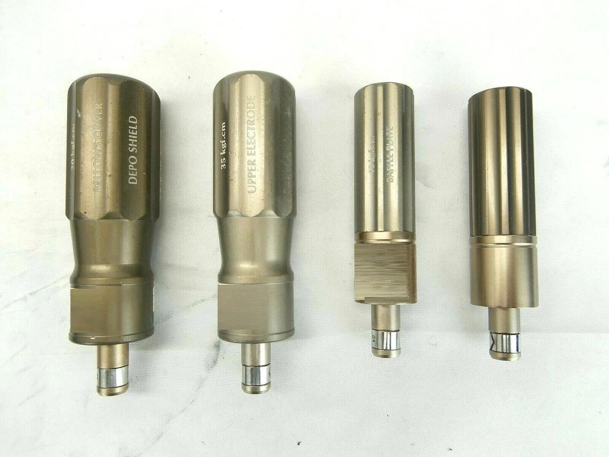 Used Mountz Torque Driver 10 20 35 kgf.ct Unmarked Set of 4 Working Surplus