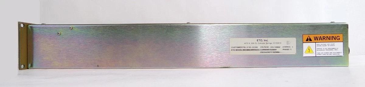 Used ETO Inc ARX-X491A Microwave Control Module 0190-00398 Working