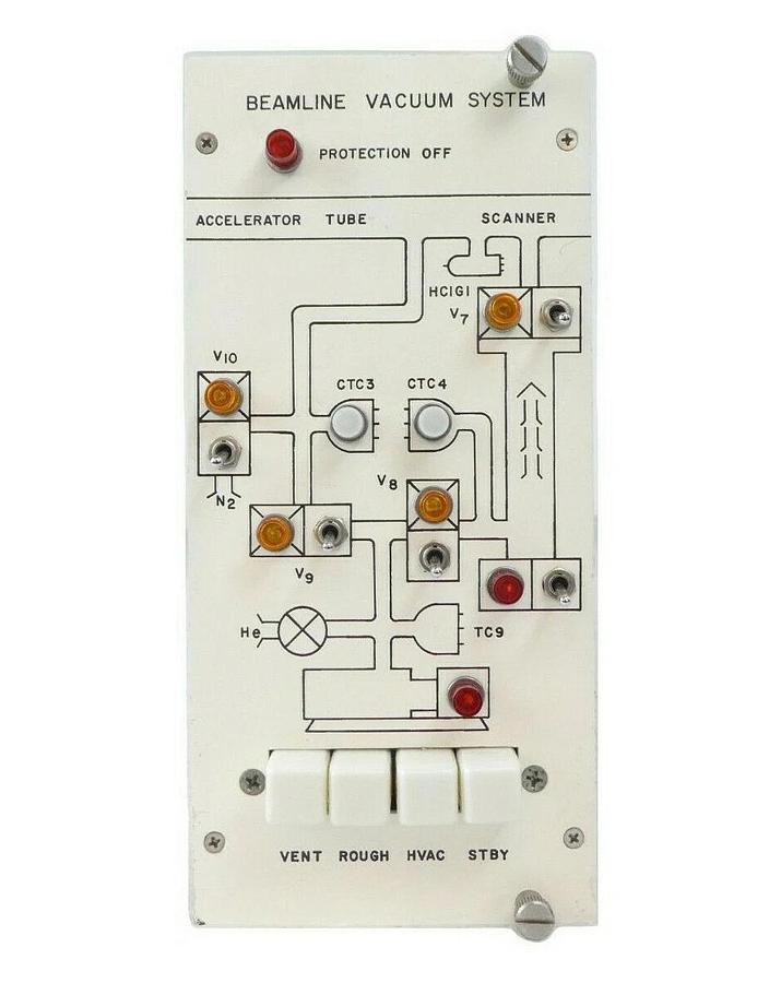 Used Varian Semiconductor D 07612-1 Beamline Vacuum System 7612001 No Relays As-Is