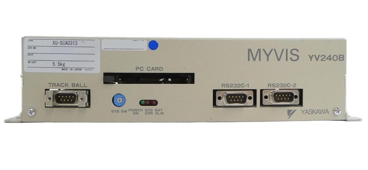 Used Yaskawa MYVIS XU-SCA0313 Machine Vision System Controller YV240B Dented Working