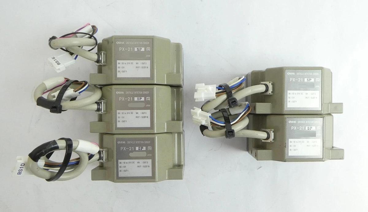 Used SUNX PX-21 Obstacle Detection Sensor Reseller Lot of 14 Working Surplus