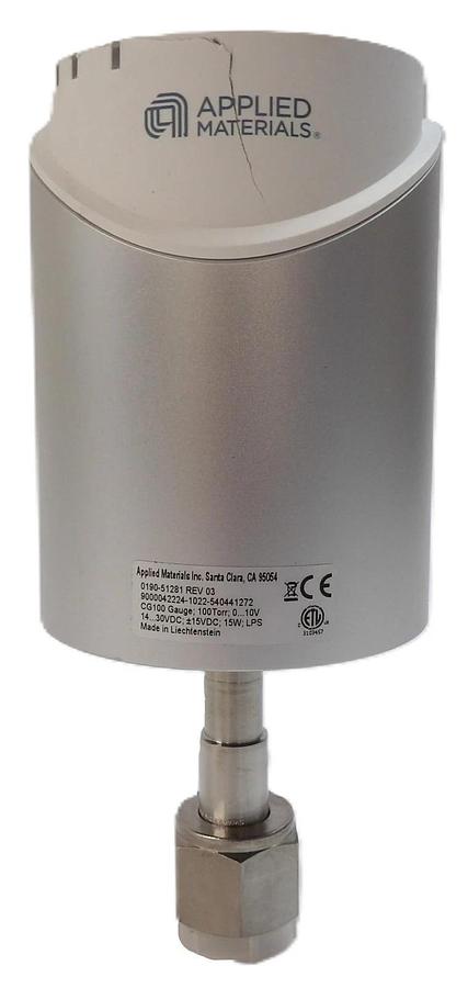 Used AMAT Applied Materials 0190-51281 Baratron Transducer CG100 Working